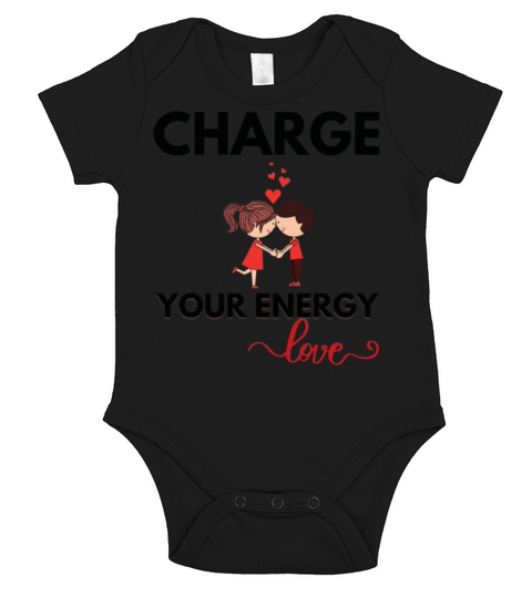 charge your energy with love1969 Short Sleeve Baby One-Piece