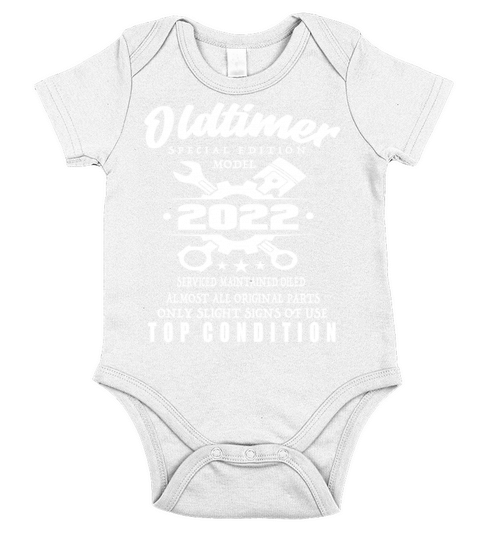 Classic Car Special Edition Model 2022 Birthday Short Sleeve Baby One-Piece