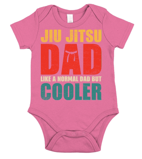 Jiu-jitsu dad like a normal dad but cooler Short Sleeve Baby One-Piece