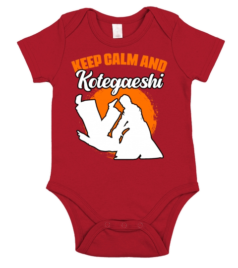 Keep Calm Funny Kotegaeshi A Japanese Aikido Short Sleeve Baby One-Piece