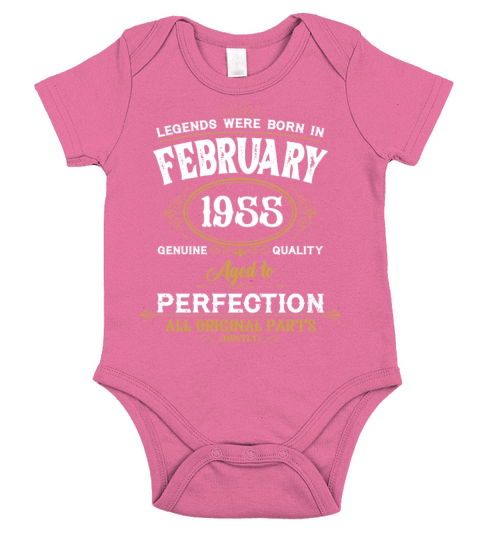Legends Were Born In February 1955 Short Sleeve Baby One-Piece