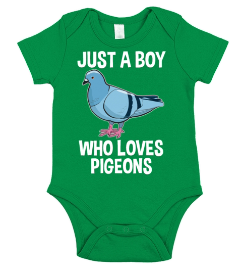 Pigeon Lover Quote Gift Boys Short Sleeve Baby One-Piece