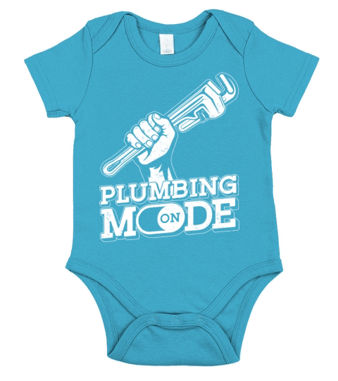 Plumbing Plumber Vintage Plumbing Short Sleeve Baby One-Piece