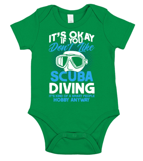 Scuba Diving Gift Underwater Lover Scuba Diver Short Sleeve Baby One-Piece