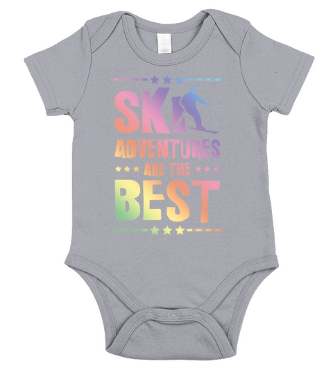 Ski Adventures Short Sleeve Baby One-Piece