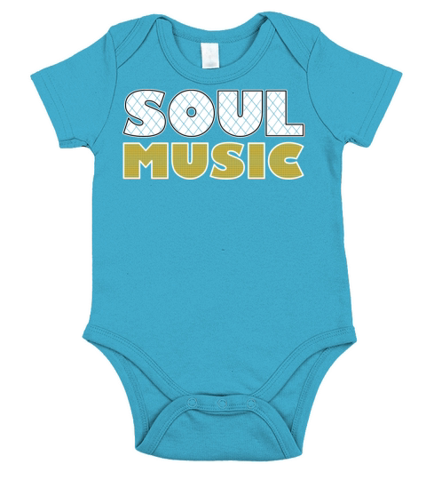 Soul Music Vintage Short Sleeve Baby One-Piece