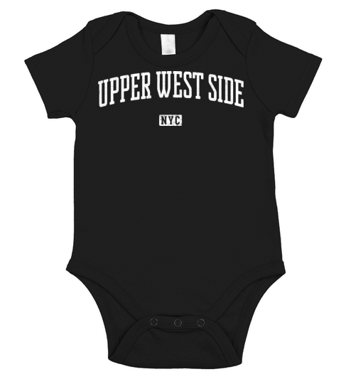 Upper West Side New York City Vintage Short Sleeve Baby One-Piece