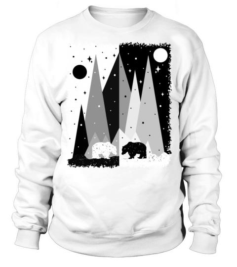 Bear In The Mountains Sweatshirt Unisex