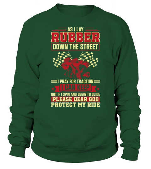 Drag Racing Race Car Prayer Sweatshirt Unisex
