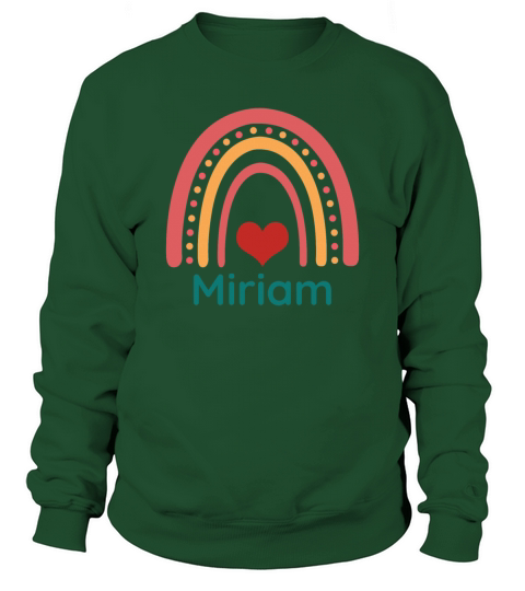 Miriam Vintage Boho Rainbow Sweatshirt Unisex
