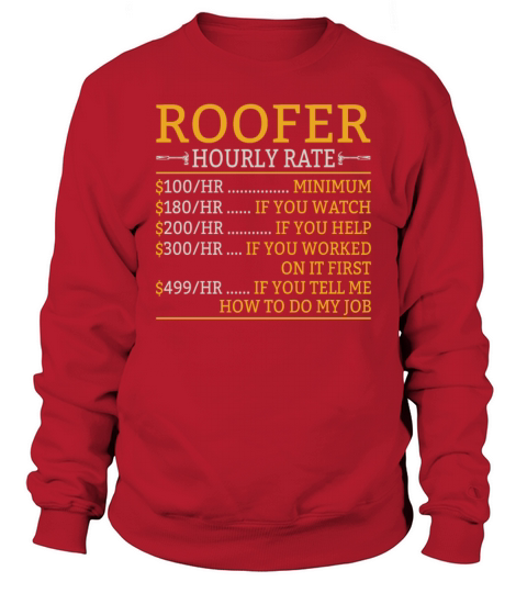 Roofer Dad Roofing Contractor Roofer Technician Sweatshirt Unisex