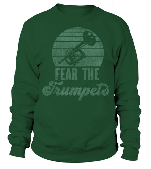 Trumpet Player Vintage Retro Fear Sweatshirt Unisex