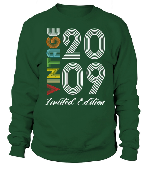 Vintage 2009 Vintage Birthday Retro Vintage Sweatshirt Unisex