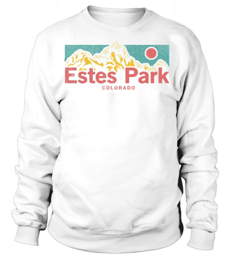 Vintage Estes Park Colorado Outdoor Graphic Sweatshirt Unisex