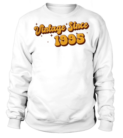 Vintage since 1995 28 Years Old - Groovy 28th Sweatshirt Unisex