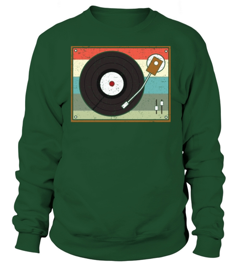 Vinyl Record Player Music Lover Record Collector Sweatshirt Unisex