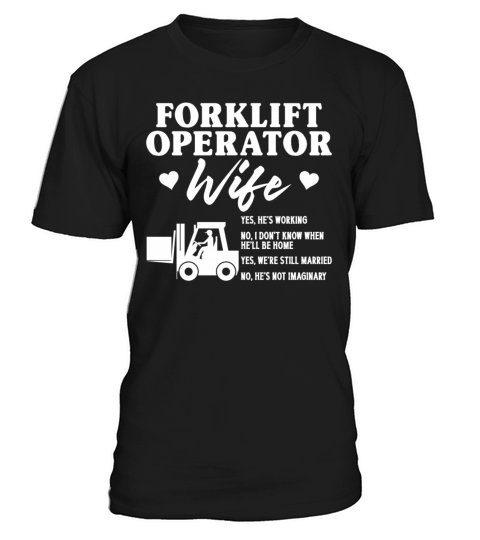 Certified Forklift Truck Operator T-Shirt Unisex