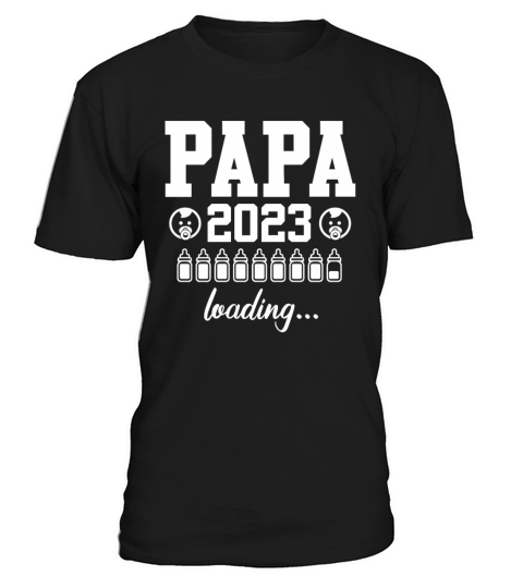 Dad 2023 loading dad to be Father 2023 T-Shirt Unisex