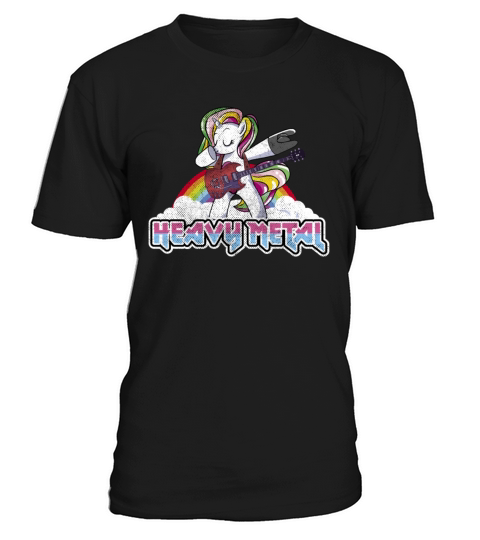 Heavy Metal Festival dabbing unicorn T-Shirt Unisex