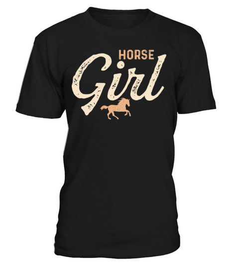Horse Girl Vintage Cute Horseback Racing Horses Lo T-Shirt Unisex