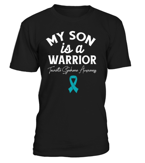 My Son is a Warrior Tourette Vintage Syndrome Awar T-Shirt Unisex