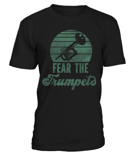 Trumpet Player Vintage Retro Fear T-Shirt Unisex