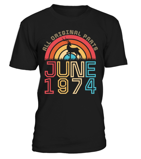 Vintage 1974 June T-Shirt Unisex