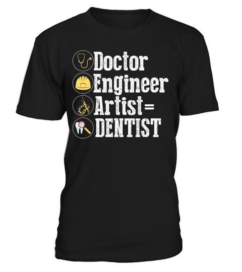 Vintage Funny Doctor Engineer Artist Dentist Funny T-Shirt Unisex