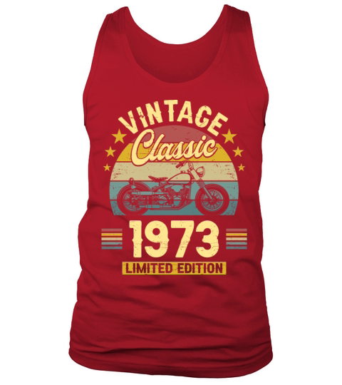 1973 50 Years Old Vintage 50th Birthday Tank Top Unisex