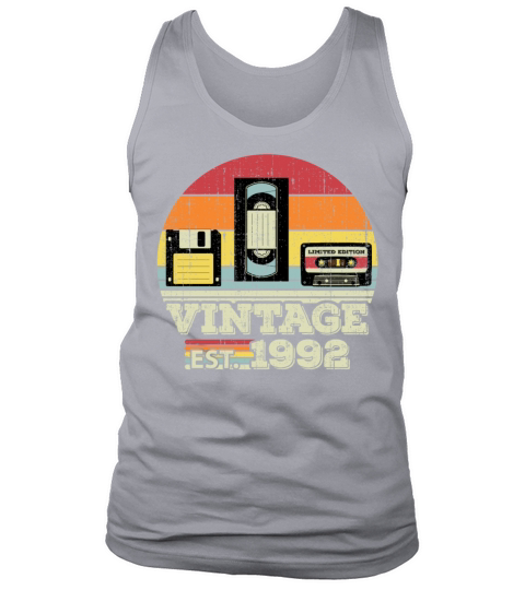 31 Year Old Vintage 1992 31st Birthday Gift Tank Top Unisex