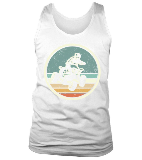 ATV Biker Retro Vintage 4 wheeler Quad Tank Top Unisex
