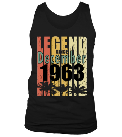 Birth Month December 1963 Vintage Tank Top Unisex