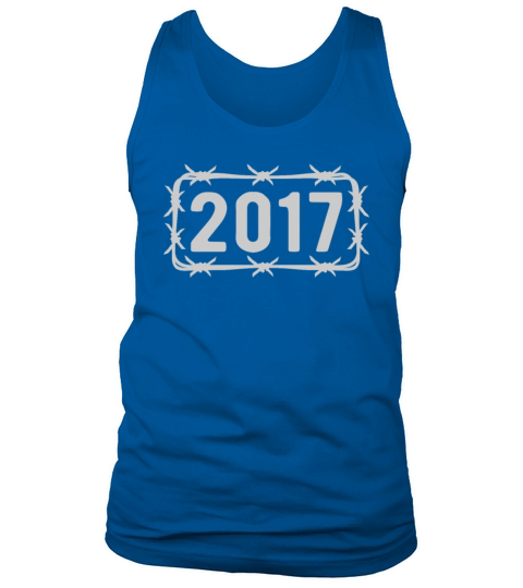 Birthday Vintage 2017 Barbed Wire Tank Top Unisex