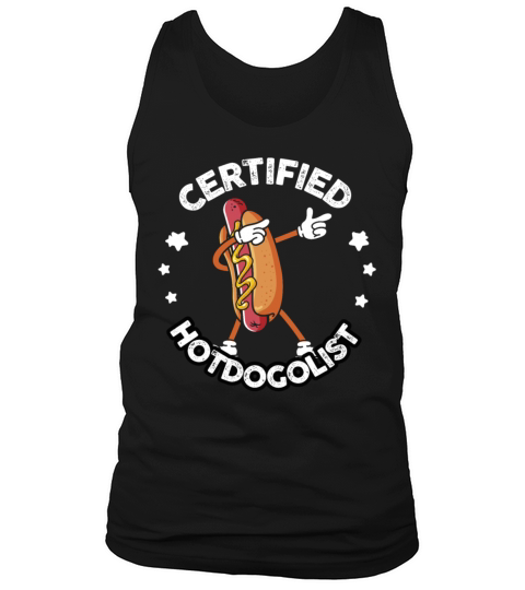 Cool Hot Dog Design For Men Women Boys Sausage Hot Tank Top Unisex