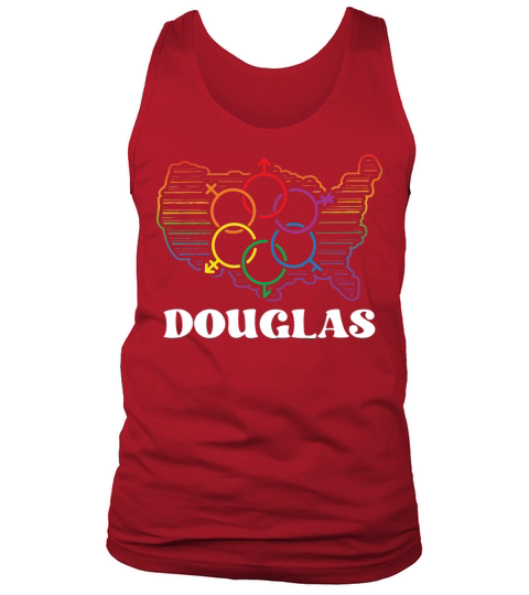 Douglas Pride Month Pride Flag LGBT Community LGBT Tank Top Unisex