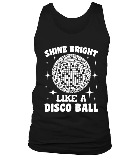 Funny Disco Balls Retro Groovy Club Vintage Party Tank Top Unisex