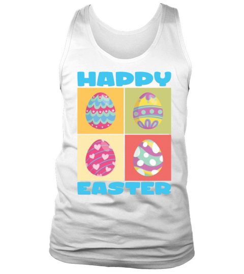 Happy Easter Shirt Frohe Ostern Bunny Hase Tank Top Unisex