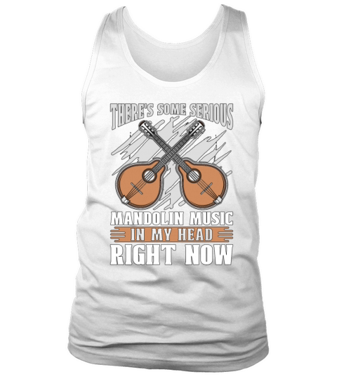 Mandolin Theres Some Serious Bluegrass Music Tank Top Unisex