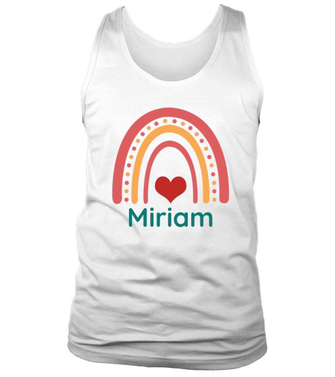 Miriam Vintage Boho Rainbow Tank Top Unisex