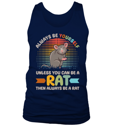 Retro Rats Humor Cute Animal Lover Tank Top Unisex