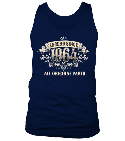 Retro Vintage Birthday Legend Since 1964 Tank Top Unisex