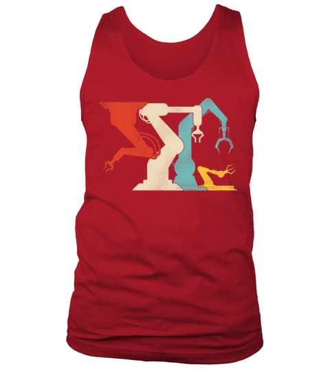 Robot Robotics Engineer Retro Tank Top Unisex