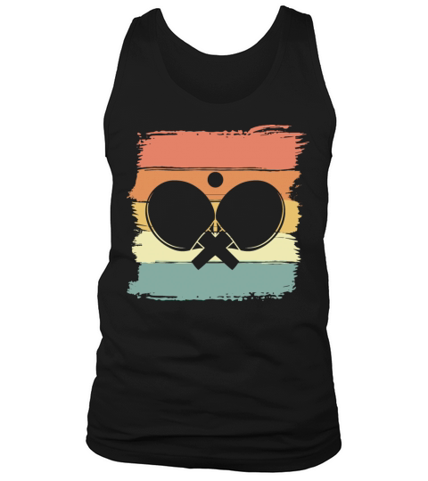 Table tennis retro vintage Tank Top Unisex