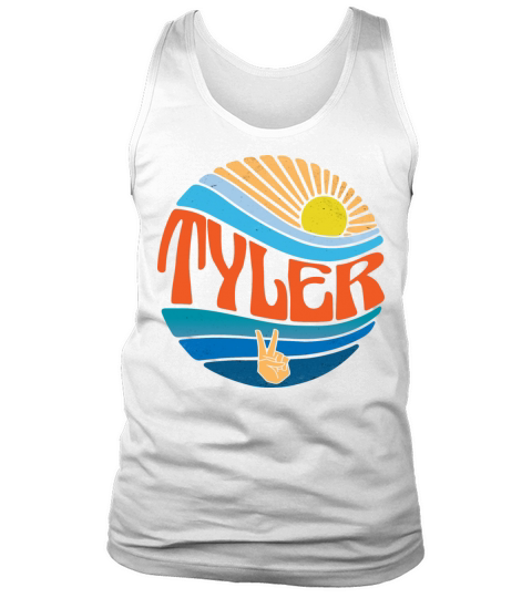 Tyler Shirt Vintage Sunset Tyler Groovy Tie Dye Tank Top Unisex