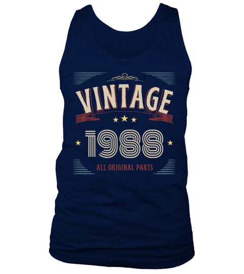 VINTAGE 1988 ALL ORIGINAL PARTS Tank Top Unisex