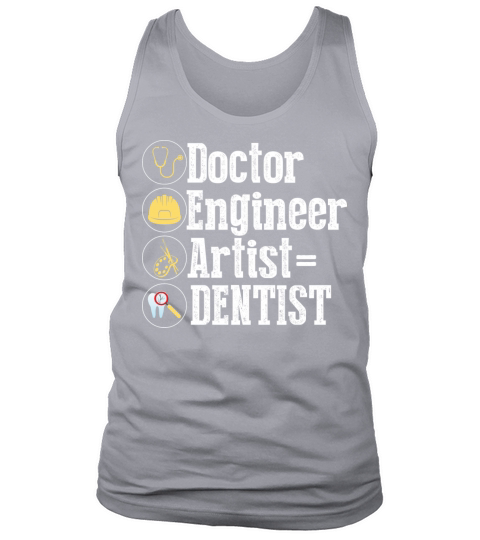 Vintage Funny Doctor Engineer Artist Dentist Funny Tank Top Unisex