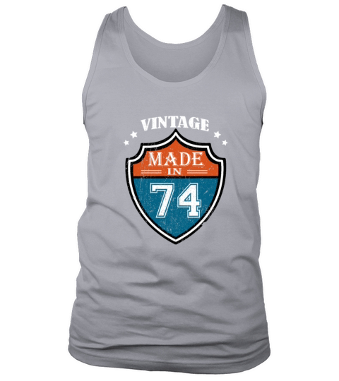 Vintage Made In 74 1974 Birthday Gift Tank Top Unisex