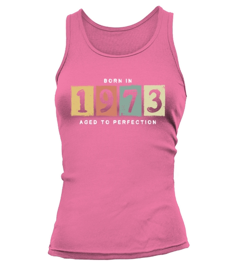 1973 Birthday vintage Gift Idea Tank top Woman