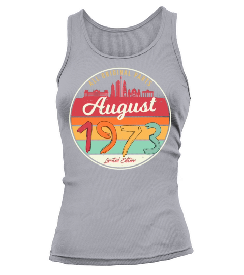 1973 In August Vintage Tank top Woman