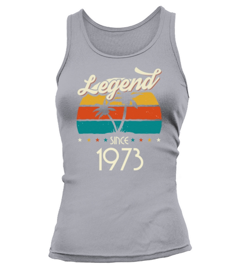 1973 Vintage born in Retro age Birthday gift idea Tank top Woman